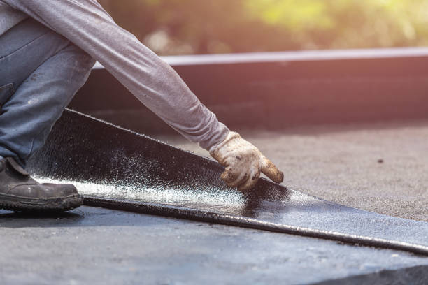 Professional Emergency Waterproofing technician working in Jamestown, IN